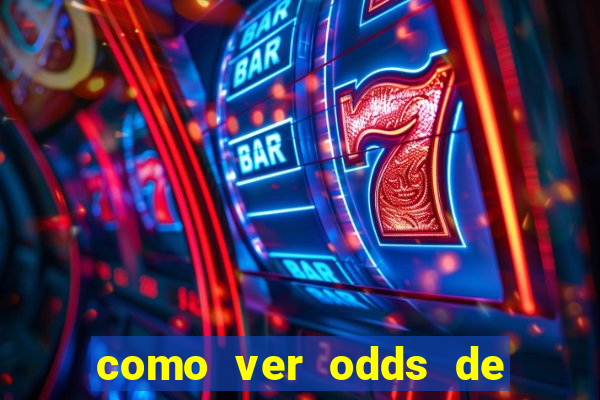 como ver odds de jogos passados