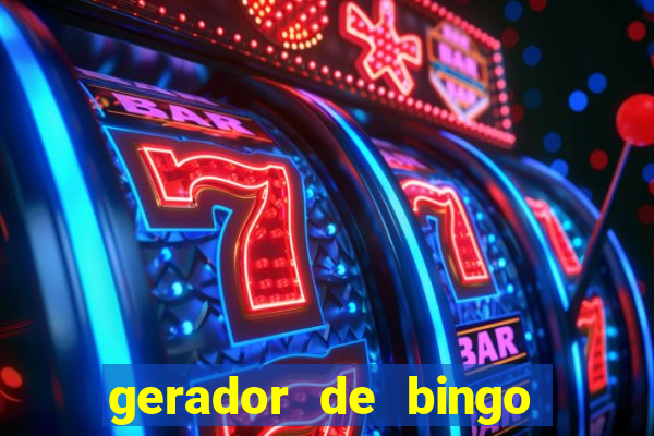 gerador de bingo cha de bebe