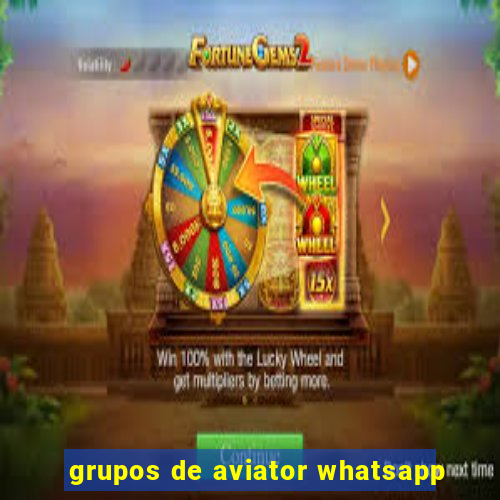 grupos de aviator whatsapp