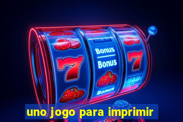 uno jogo para imprimir