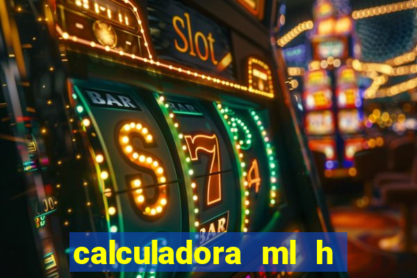 calculadora ml h para mcg kg min